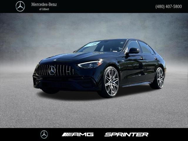 new 2024 Mercedes-Benz AMG C 43 car, priced at $65,475