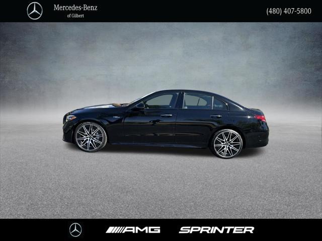 new 2024 Mercedes-Benz AMG C 43 car, priced at $65,475