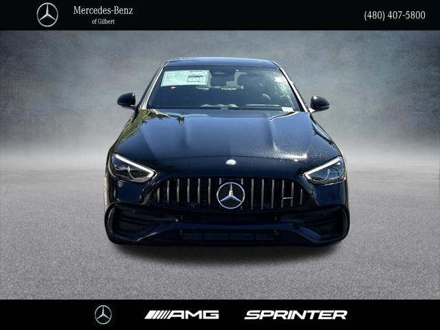 new 2024 Mercedes-Benz AMG C 43 car, priced at $65,475