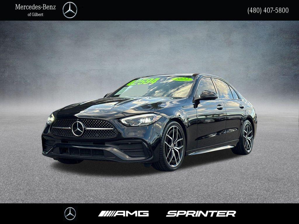 used 2022 Mercedes-Benz C-Class car, priced at $42,594