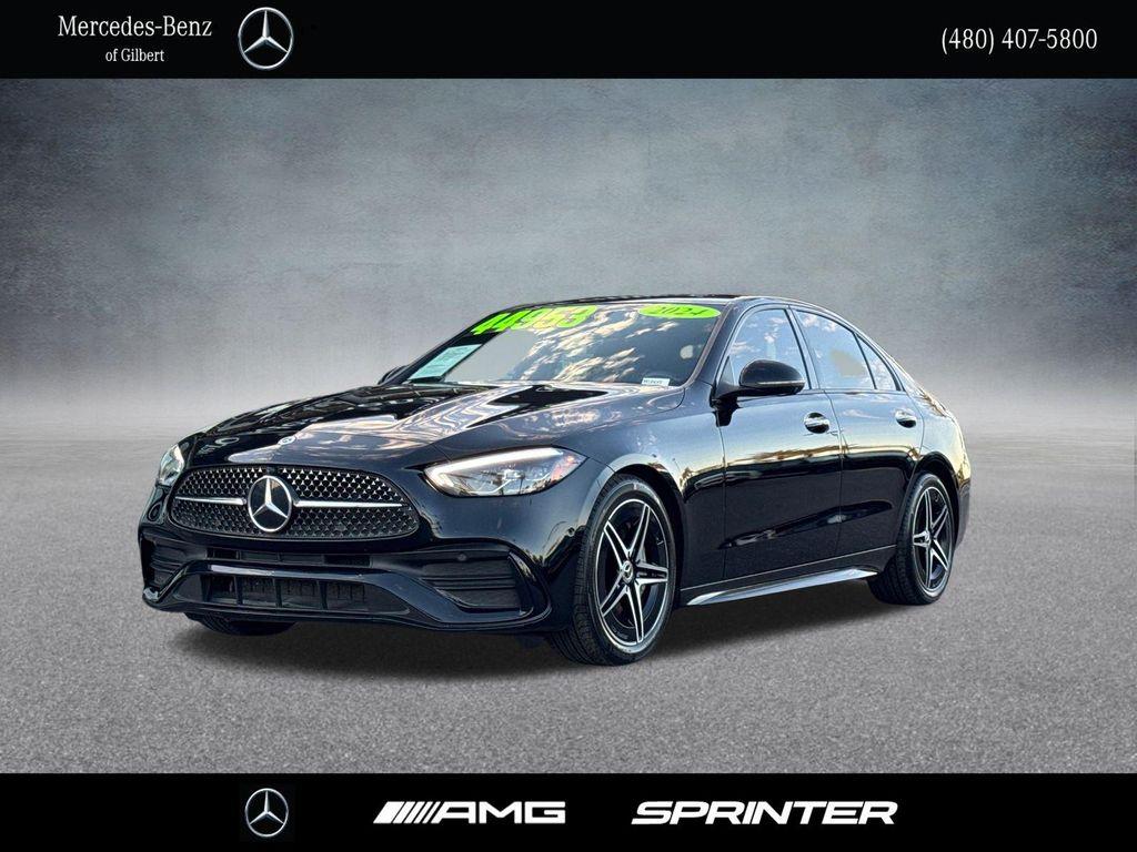 used 2024 Mercedes-Benz C-Class car, priced at $44,953