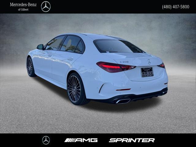 new 2025 Mercedes-Benz C-Class car, priced at $53,450