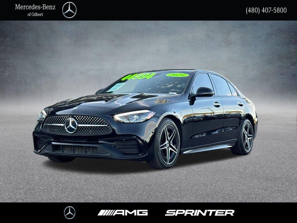 used 2024 Mercedes-Benz C-Class car, priced at $41,994