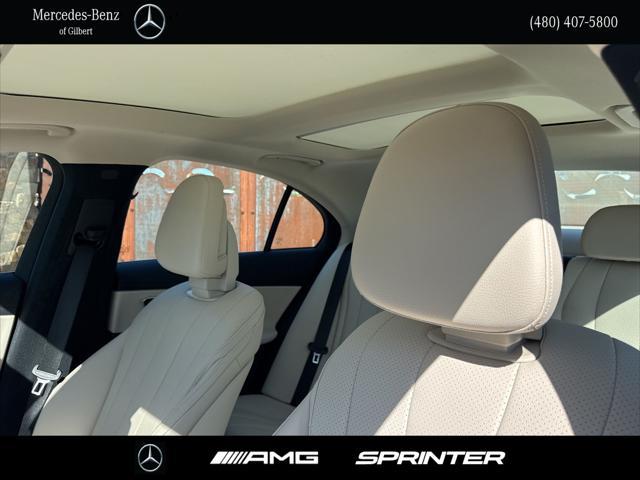 new 2025 Mercedes-Benz E-Class car, priced at $64,000