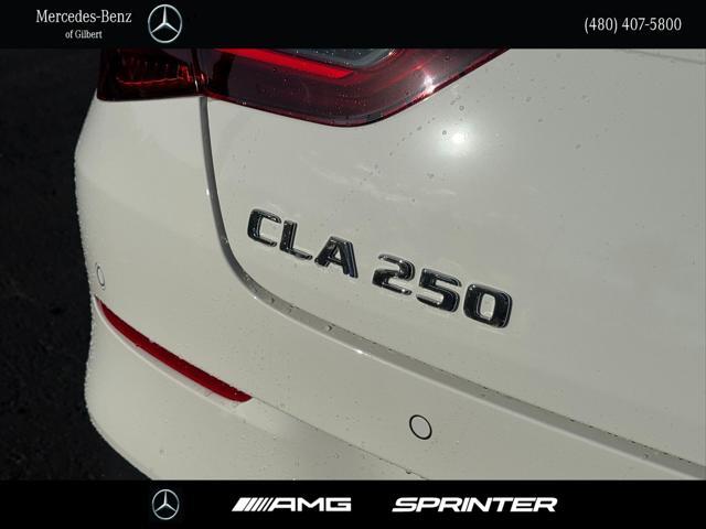 new 2025 Mercedes-Benz CLA 250 car, priced at $45,550