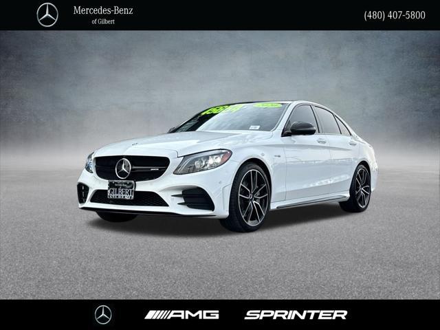 used 2020 Mercedes-Benz AMG C 43 car, priced at $42,564