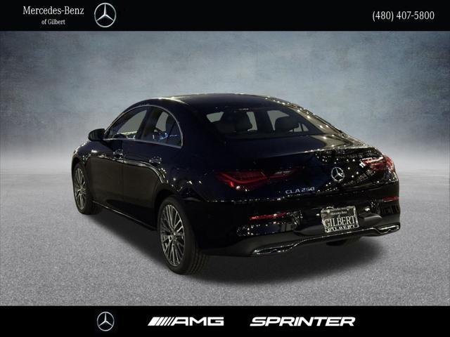 new 2025 Mercedes-Benz CLA 250 car, priced at $45,550