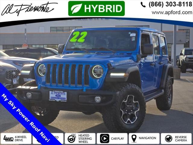 used 2022 Jeep Wrangler Unlimited 4xe car, priced at $36,997