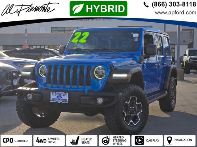 used 2022 Jeep Wrangler Unlimited 4xe car, priced at $38,777