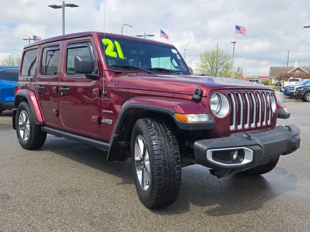 used 2021 Jeep Wrangler Unlimited car, priced at $32,300