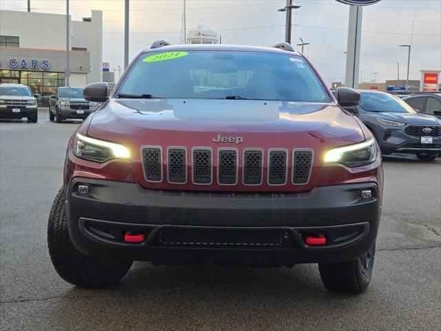 used 2021 Jeep Cherokee car, priced at $26,877