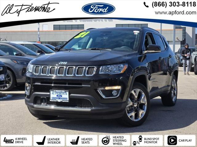 used 2021 Jeep Compass car, priced at $22,997