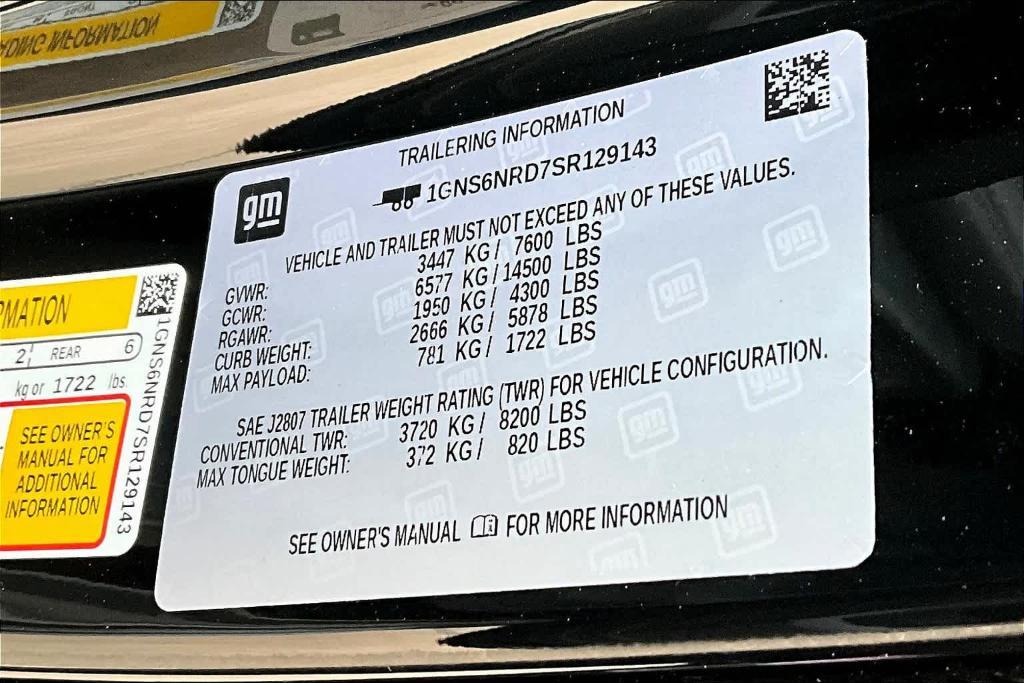 new 2025 Chevrolet Tahoe car, priced at $70,100