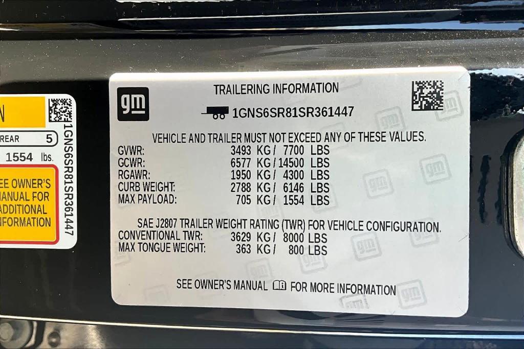 new 2025 Chevrolet Tahoe car, priced at $78,600