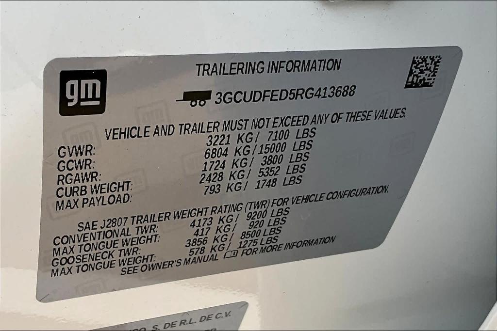 new 2024 Chevrolet Silverado 1500 car, priced at $59,945