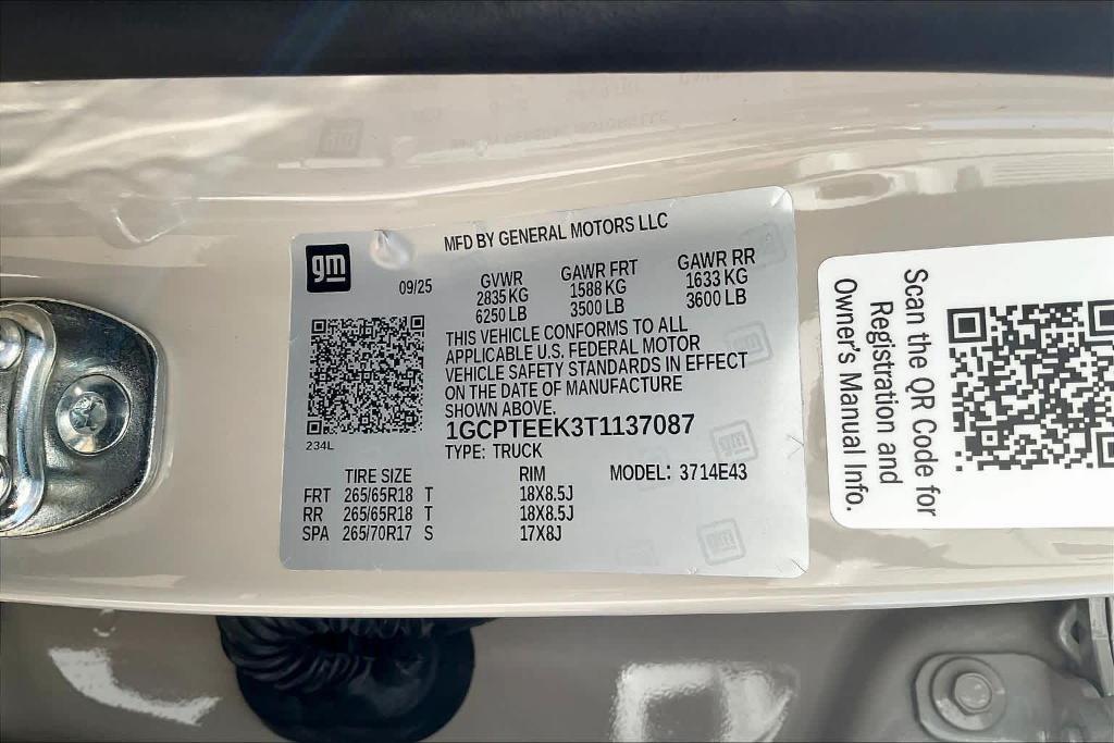 new 2026 Chevrolet Colorado car, priced at $58,185