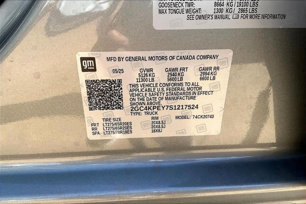 new 2025 Chevrolet Silverado 2500 car, priced at $105,375