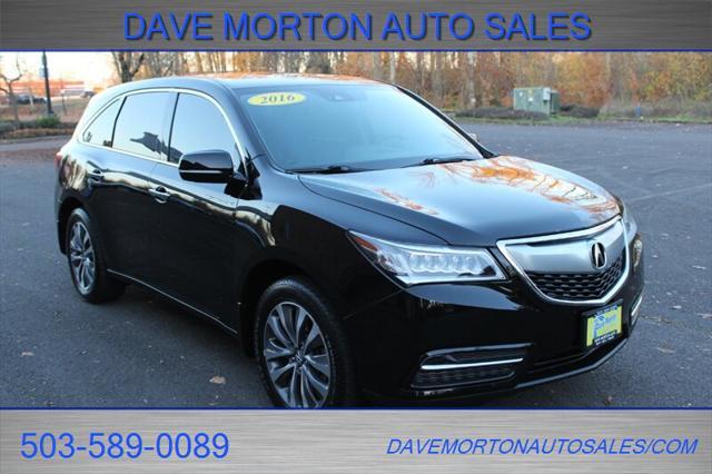 used 2016 Acura MDX car, priced at $16,995