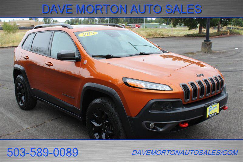 used 2015 Jeep Cherokee car, priced at $9,995