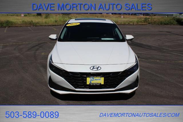 used 2021 Hyundai Elantra car, priced at $11,995