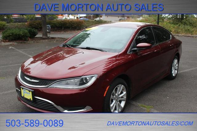 used 2015 Chrysler 200 car, priced at $9,495