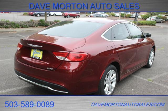 used 2015 Chrysler 200 car, priced at $9,495