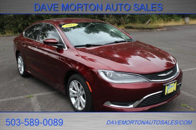 used 2015 Chrysler 200 car, priced at $9,495