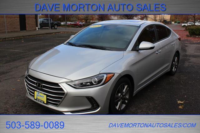 used 2018 Hyundai Elantra car, priced at $10,995