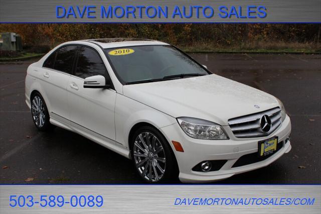 used 2010 Mercedes-Benz C-Class car, priced at $10,995