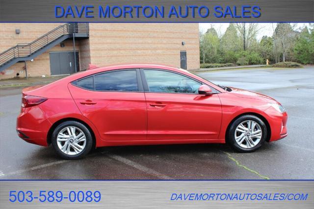 used 2019 Hyundai Elantra car, priced at $11,995