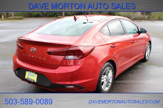 used 2019 Hyundai Elantra car, priced at $11,995