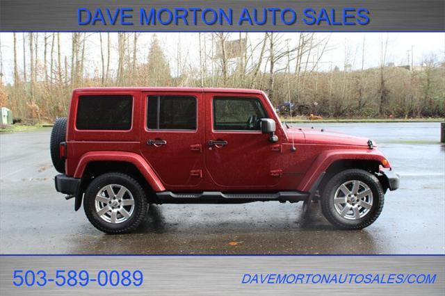 used 2012 Jeep Wrangler Unlimited car, priced at $14,995