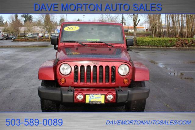 used 2012 Jeep Wrangler Unlimited car, priced at $14,995