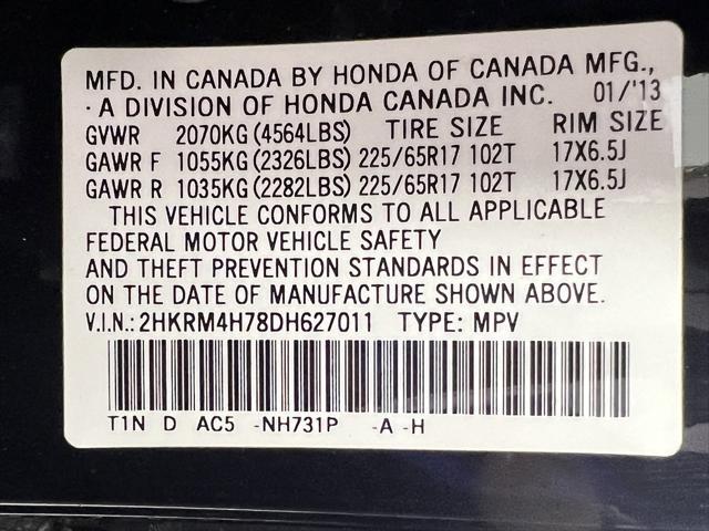 used 2013 Honda CR-V car, priced at $13,400