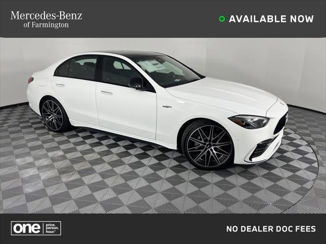 new 2024 Mercedes-Benz AMG C 43 car, priced at $65,170