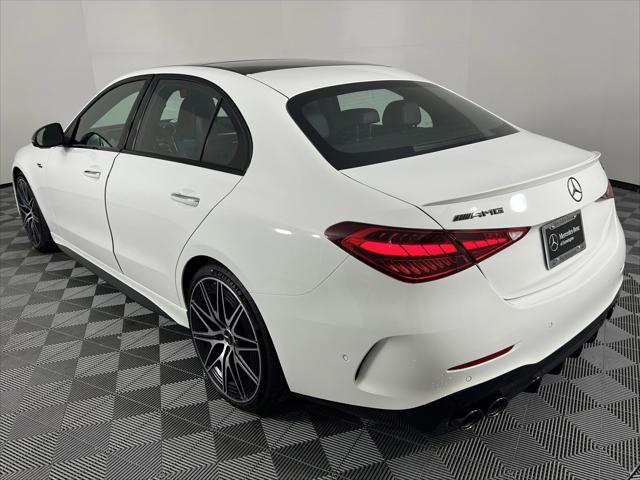 new 2024 Mercedes-Benz AMG C 43 car, priced at $64,645