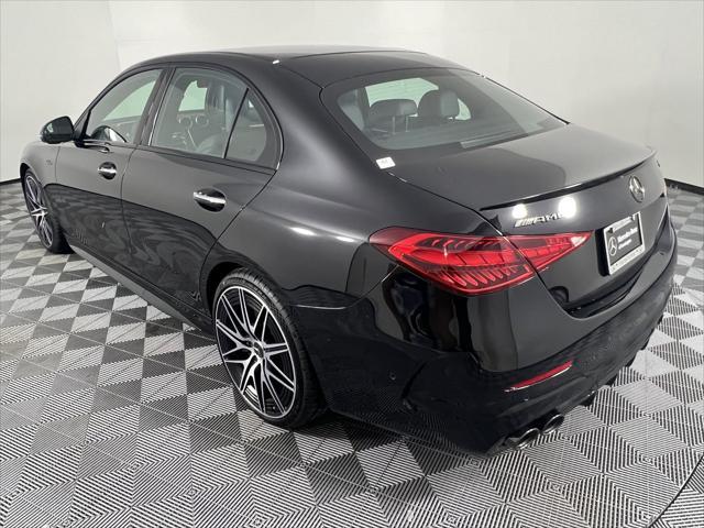 new 2024 Mercedes-Benz AMG C 43 car, priced at $66,700