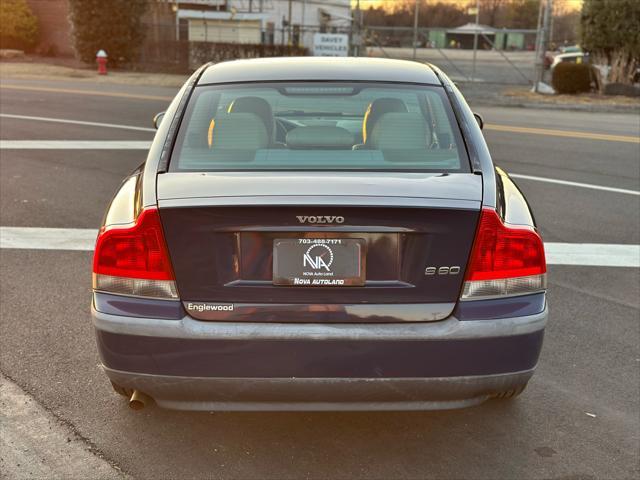 used 2002 Volvo S60 car, priced at $4,995