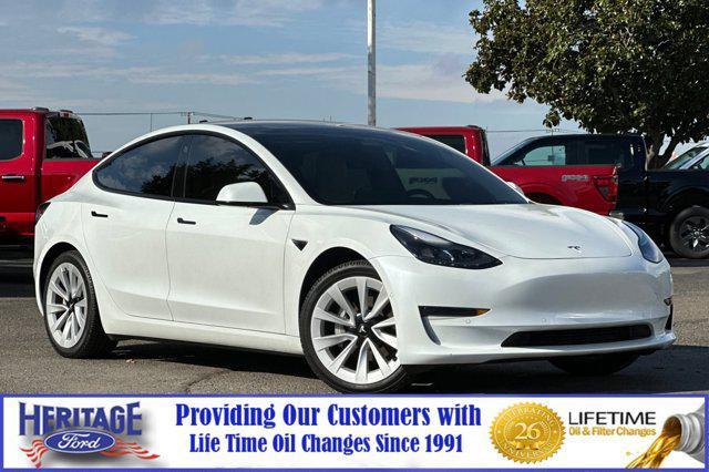 used 2022 Tesla Model 3 car, priced at $25,987