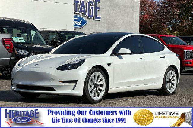 used 2022 Tesla Model 3 car, priced at $25,987