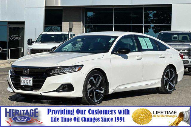 used 2021 Honda Accord car, priced at $22,873