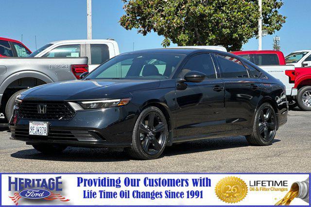 used 2023 Honda Accord Hybrid car, priced at $29,873