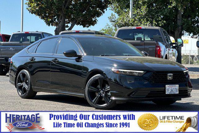 used 2023 Honda Accord Hybrid car, priced at $29,873