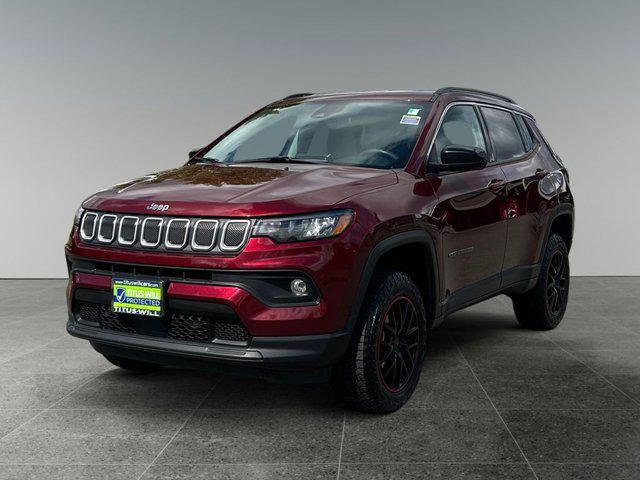 used 2022 Jeep Compass car, priced at $23,480