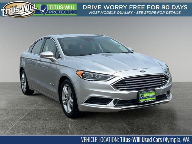 used 2018 Ford Fusion Hybrid car, priced at $17,999