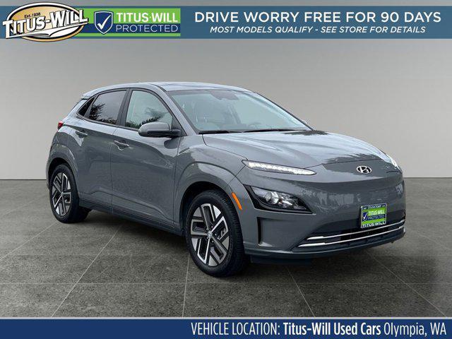 used 2022 Hyundai Kona EV car, priced at $21,870
