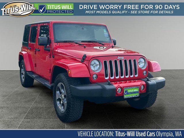 used 2017 Jeep Wrangler Unlimited car, priced at $21,970