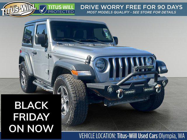 used 2018 Jeep Wrangler car, priced at $24,611