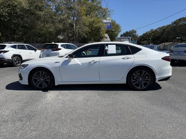 used 2022 Acura TLX car, priced at $35,900