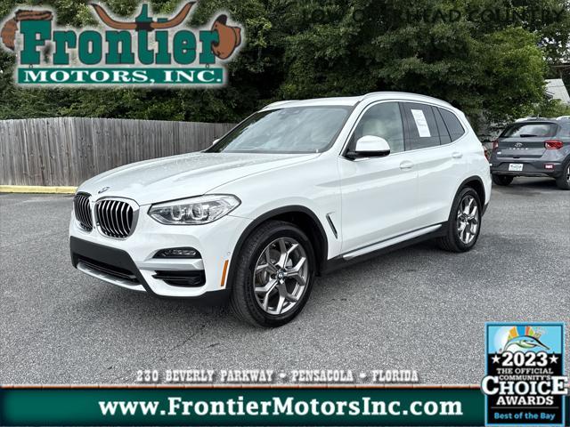 used 2021 BMW X3 car, priced at $27,900